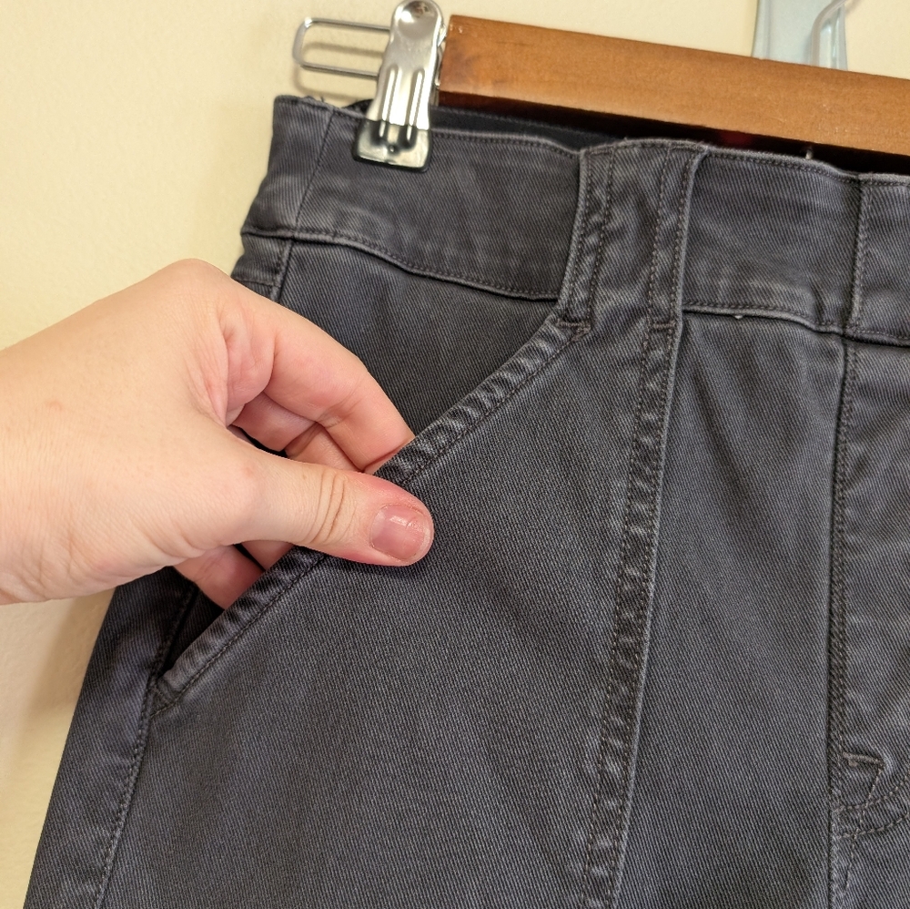SPANX Stretch Cargo Pants black Utility Slim Leg Women’s Small - Picture 5 of 7